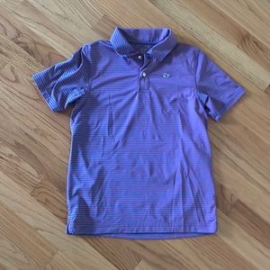 Boys Vineyard Vines performance polo size small.
